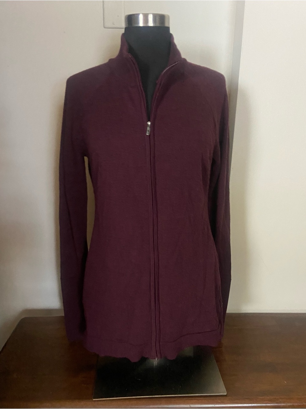 Lululemon Full-Zip Jacket in Deep Plum